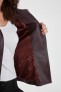 Perfecto femme en cuir, daim, peau lainée Sélection Cesare Nori H12-28 Bordeaux