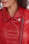 Blouson et veste cuir pour femme Serge Pariente CITY GIRL Rouge