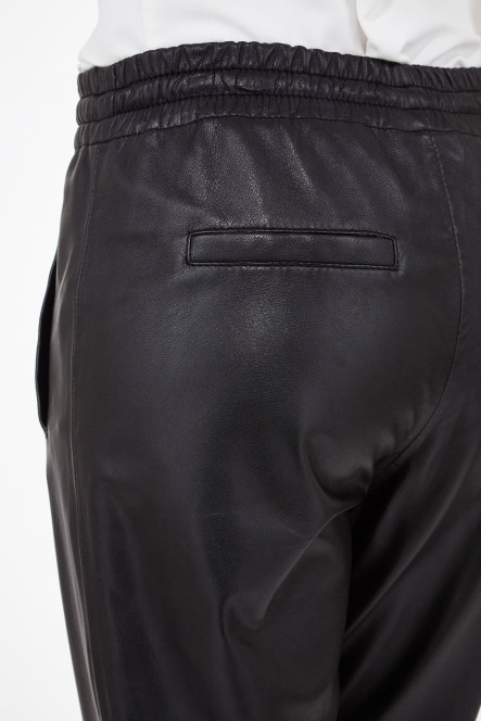 Pantalon cuir, jupe en cuir Oakwood GIFT Noir