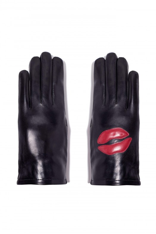 Accessoires Maison Fabre GANTS BISOU Noir