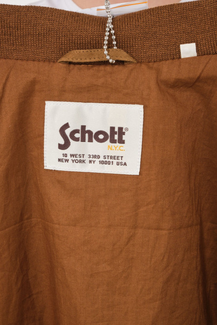 Blouson et veste en daim pour homme Schott LC300 Rust