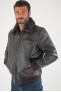 Blouson et veste cuir pour homme Schott LC1380 Marron
