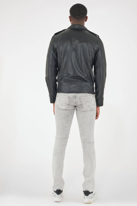 Blouson et veste cuir pour homme Schott LC1150 Noir