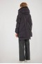 Doudoune chaude mi-longue noire à capuche BLONDE N°8 FROST Noir DTM 2020