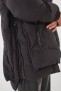 Doudoune chaude mi-longue noire à capuche BLONDE N°8 FROST Noir DTM 2020