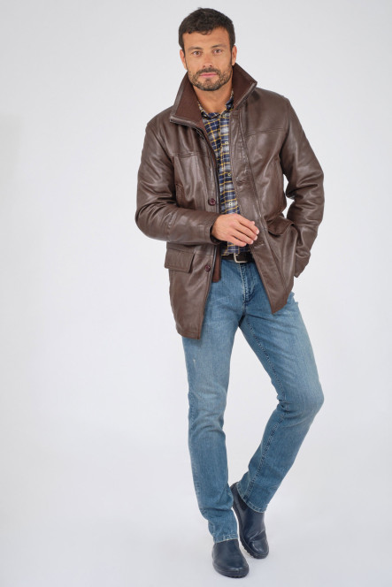 GUY ON JACKET CLASSIC Brown